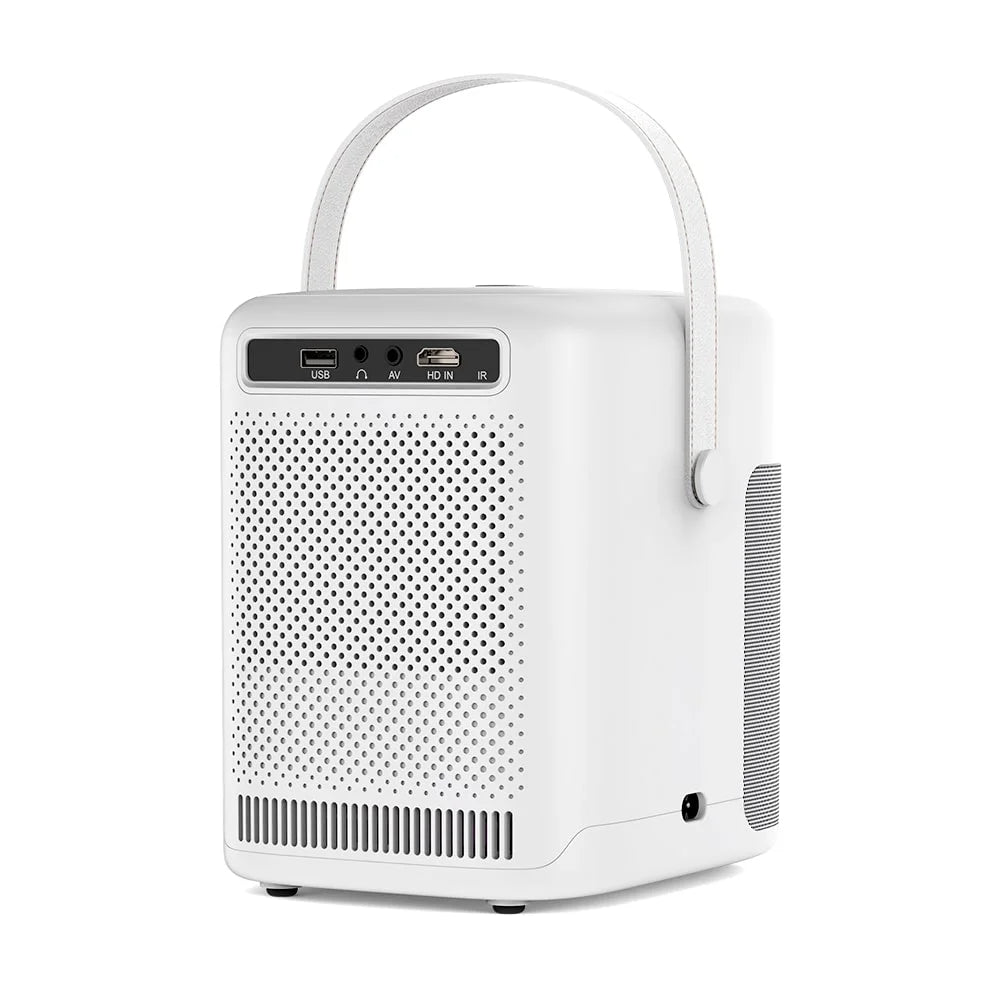 -Performance H300W Native 1080P Portable Smart Projector, 5G Wifi and Bluetooth Outdoor Movie Projector, Wireless Mirroring, Auto Keystone