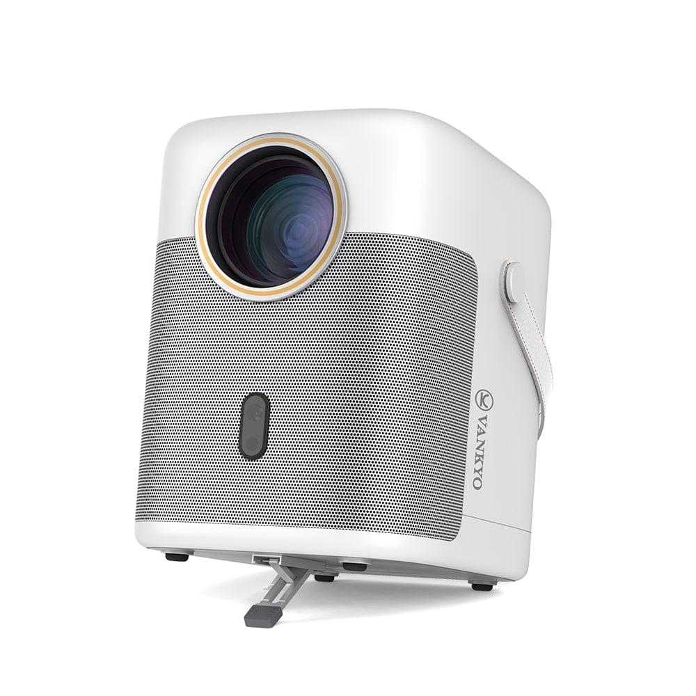-Performance H300W Native 1080P Portable Smart Projector, 5G Wifi and Bluetooth Outdoor Movie Projector, Wireless Mirroring, Auto Keystone