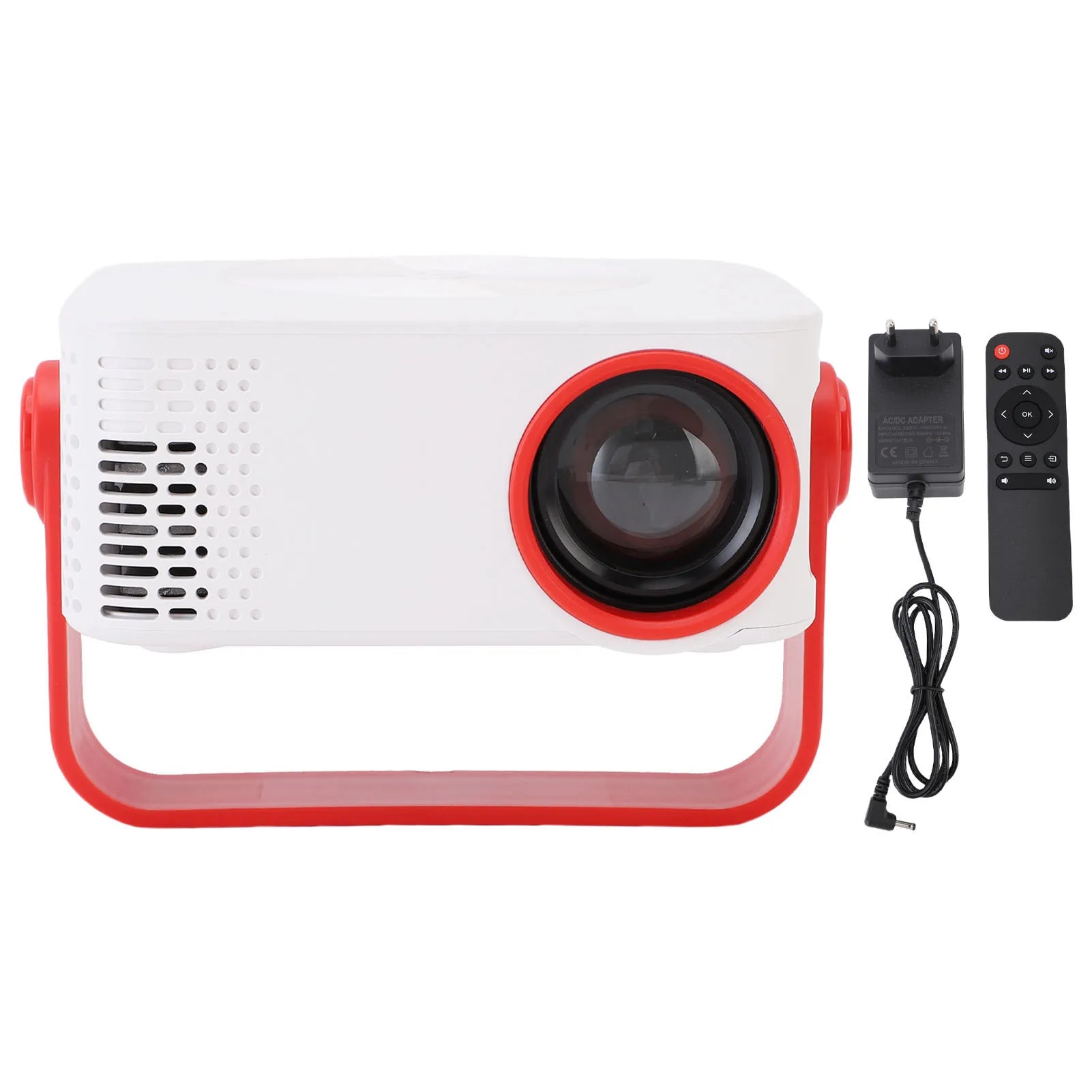 1080P Small Projector Home Portable Movie Projector LED Wifi 360 Deg Rotation 150ANSI Auto Correction for TV Stick Laptop PC