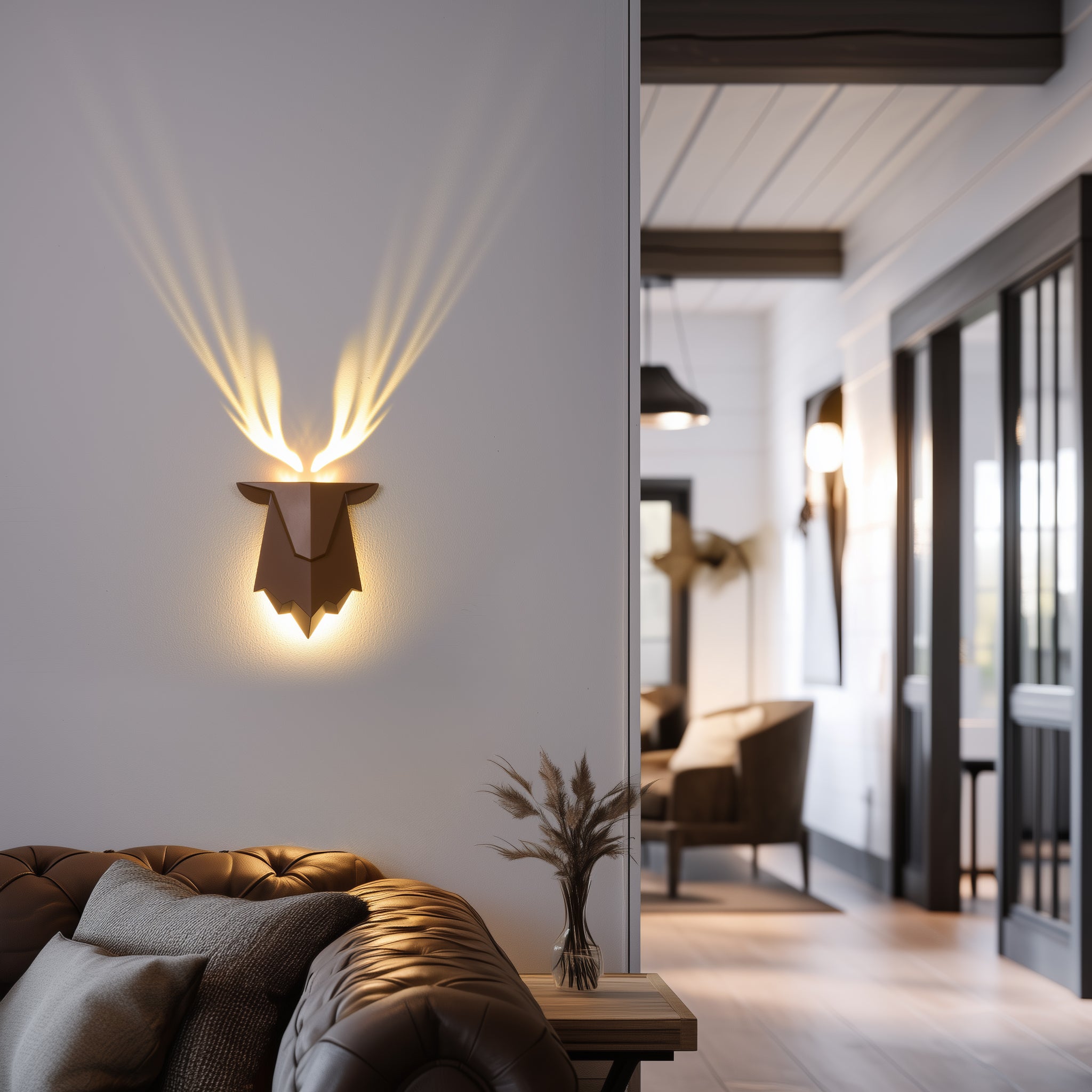 Elk Wall Lamp, Creative Projection Lamp