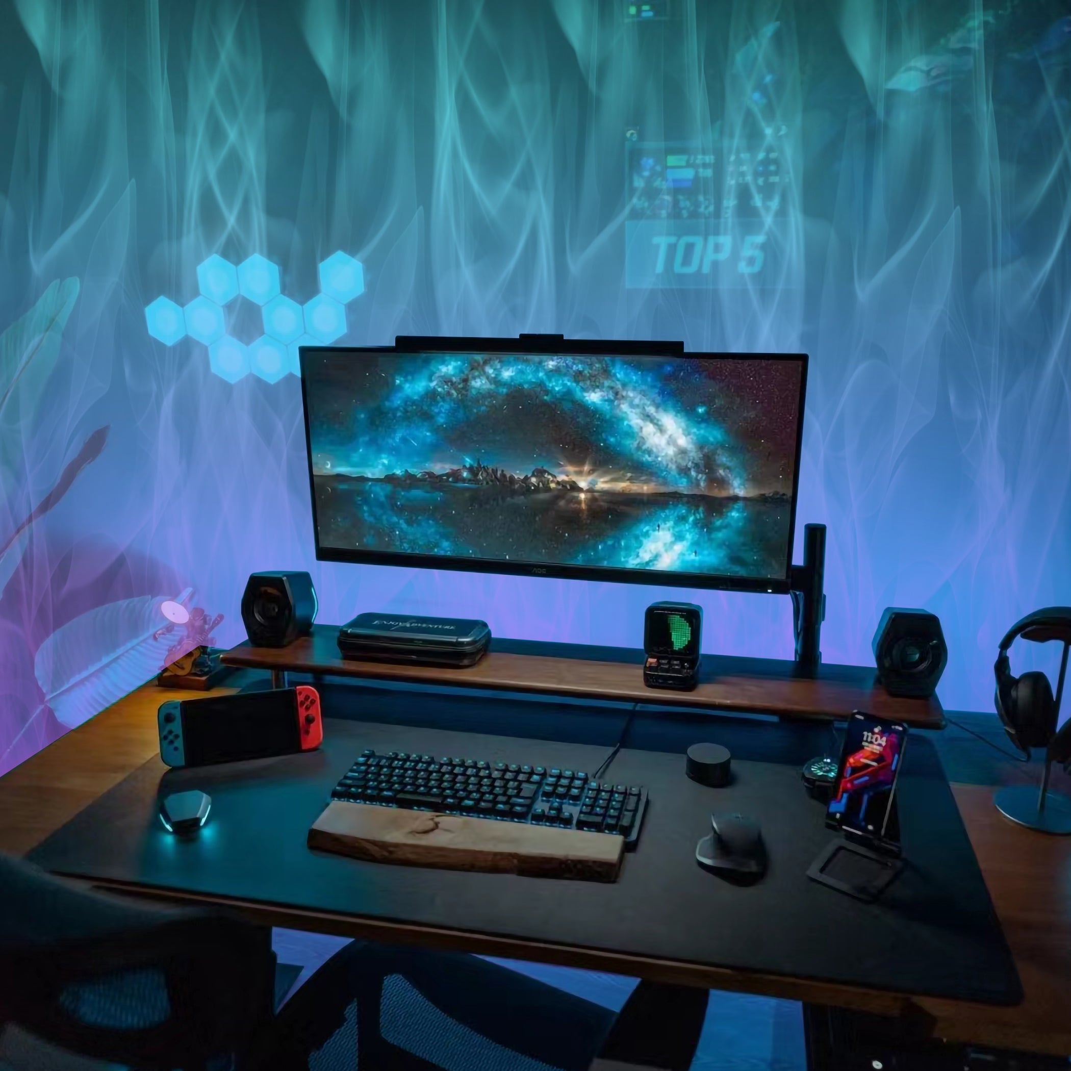 RGBW Ocean Wave Lights Lamp