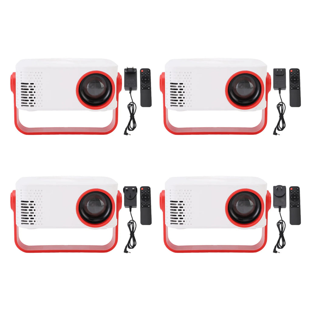1080P Small Projector Home Portable Movie Projector LED Wifi 360 Deg Rotation 150ANSI Auto Correction for TV Stick Laptop PC