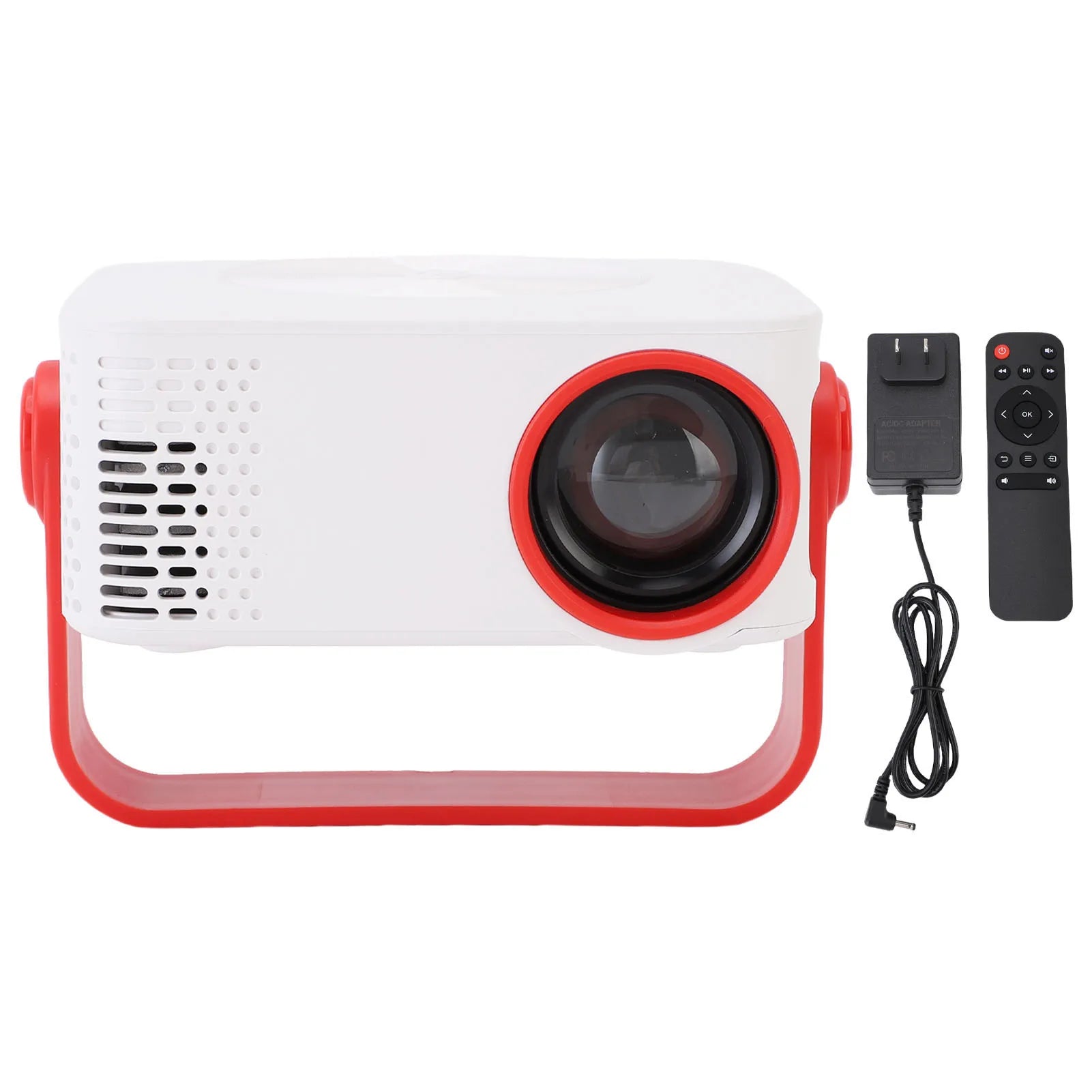 1080P Small Projector Home Portable Movie Projector LED Wifi 360 Deg Rotation 150ANSI Auto Correction for TV Stick Laptop PC